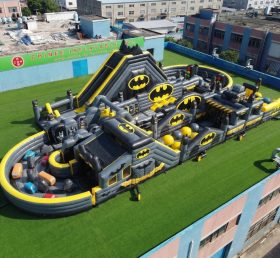 CR2-489 Parcours d’obstacles gonflable géant sur le thème de Batman – Course difficile