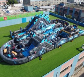 CR2-498 Parcours d’obstacles gonflable géant sur le thème de Godzilla course stimulante