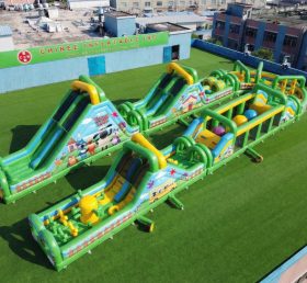 CR2-608 Parcours d’obstacles gonflable géant à thème Timmy Time course stimulante