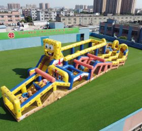CR2-681 Parcours d’obstacles géant thème SpongeBob course stimulante