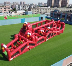 CR2-695 Parcours d’obstacles géant à thème Tickle Me Elmo course difficile