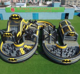 CR2-712 Parcours d’obstacles gonflable géant sur le thème de Batman course stimulante