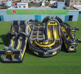 CR2-781 Parcours d'obstacles gonflable géant sur le thème de Batman course difficile