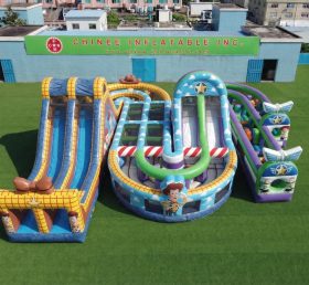 CR2-849 Parcours d’obstacles géant gonflable à thème Toy Story course stimulante