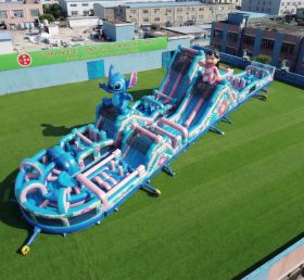 CR2-886 Parcours d'obstacles géant à thème Lilo & Stitch course difficile