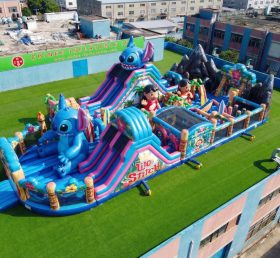GF3-1015 Aire de jeux gonflable à thème Lilo & Stitch