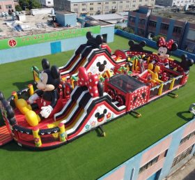 GF3-1017 Aire de jeux gonflable thème Mickey & Minnie