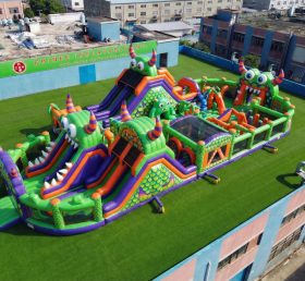 GF3-1020 Aire de jeux gonflable thème monstre