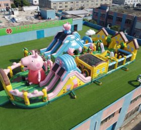 GF3-1023 Aire de jeux gonflable sur le thème Peppa Pig