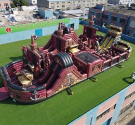 GF3-1024 Aire de jeux gonflable à thème pirates