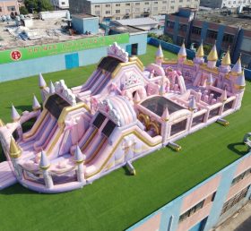 GF3-1027 Aire de jeux gonflable à thème fêtes de princesses