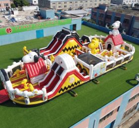 GF3-1032 Aire de jeux gonflable à thème Snoopy