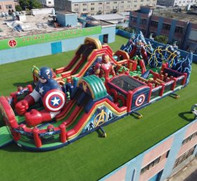 GF3-1040 Aire de jeux gonflable à thème Avengers
