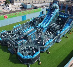 GF3-1070 Parc Gonflable Thème Godzilla