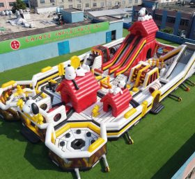 GF3-1101 Parc Gonflable Thème Snoopy