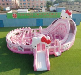 GF3-1170 Parc gonflable à thème Hello Kitty