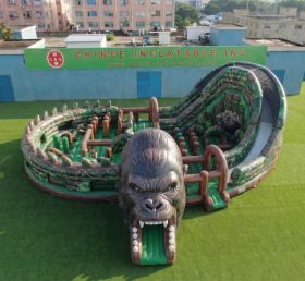 GF3-1171 Parc gonflable à thème King Kong
