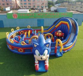 GF3-1177 Parc d’attractions gonflable à thème Sonic