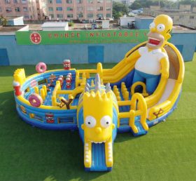 GF3-1178 Thème Les Simpson Funcity Gonflable