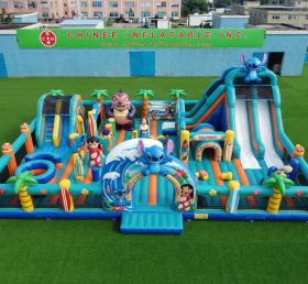 GF3-1222 Thème Lilo & Stitch Château Gonflable