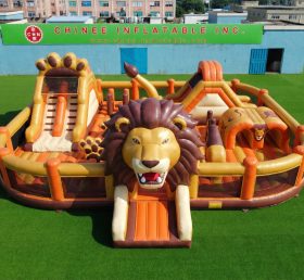 GF3-1223 Thème Lion Château Gonflable