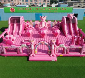 GF3-1252 Thème Panthère Rose Parc Gonflable
