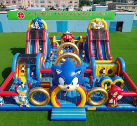 GF3-1267 Thème Sonic Ville Gonflable