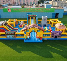 GF3-1286 Thème Les Simpsons Parc gonflable
