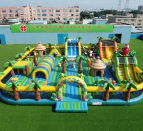 GF3-1293 Funcity gonflable à thème tropical