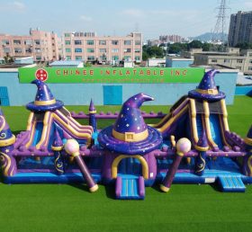 GF3-1296 Fun City gonflable à thème magicien