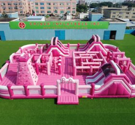 GF3-1304 Parc Gonflable Thème Barbie