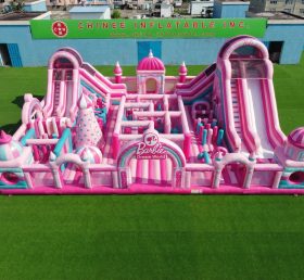 GF3-1305 Parc Gonflable Thème Barbie