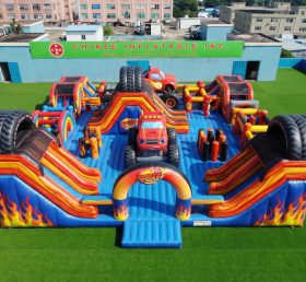 GF3-1311 Parc Gonflable Thème Monstre Blaze