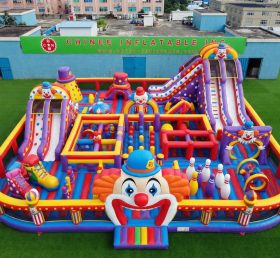 GF3-1326 Parc Gonflable Thème Clown