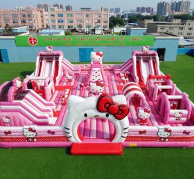 GF3-1345 Parc gonflable à thème Hello Kitty