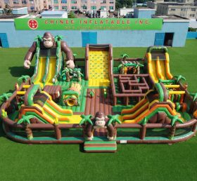 GF3-1352 Parc Gonflable Thème King Kong
