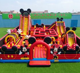 GF3-1362 Parc Gonflable Thème Mickey & Minnie
