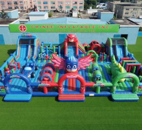 GF3-1386 Parc Gonflable Thème PJ Masks