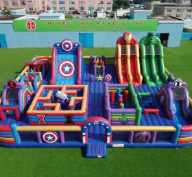 GF3-1409 Parc Gonflable Thème Avengers