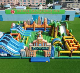 GF3-1422 Parc gonflable thème Zootopia