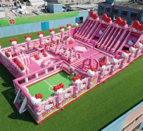 GF3-663 Parc Gonflable Géant à Thème Hello Kitty