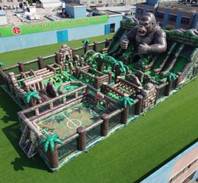 GF3-665 Parc Gonflable Géant Thème King Kong
