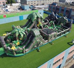 GF3-705 Aire de jeux gonflable à thème jungle