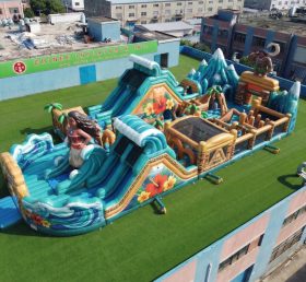 GF3-710 Aire de jeux gonflable à thème Moana