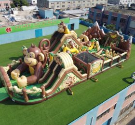 GF3-711 Aire de jeux gonflable sur le thème du singe