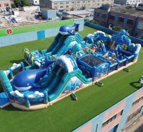 GF3-712 Aire de jeux gonflable à thème océan