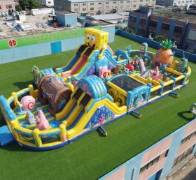 GF3-717 Aire de jeux gonflable à thème SpongeBob