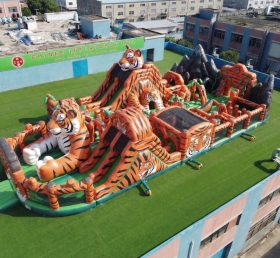 GF3-719 Aire de jeux gonflable à thème tigre