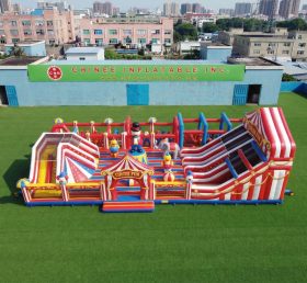 GF3-722 Aire de jeux gonflable sur le thème du cirque