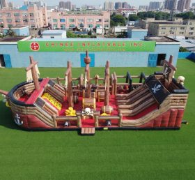 GF3-727 Aire de jeux gonflable à thème pirates
